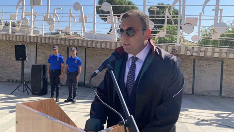 Alaşehir'de yeni adli yıl resepsiyonla kutlandı! Başsavcı Tuncay hukukun üstünlüğüne dikkat çekti - Resim: 6