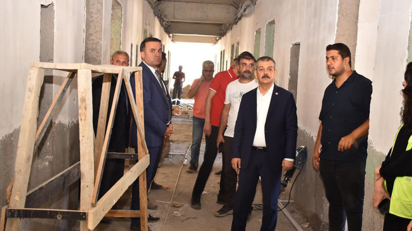 Başsavcı Yeğin yapımı süren çocuk eğitimevinde incelemelerde bulundu - Resim: 4