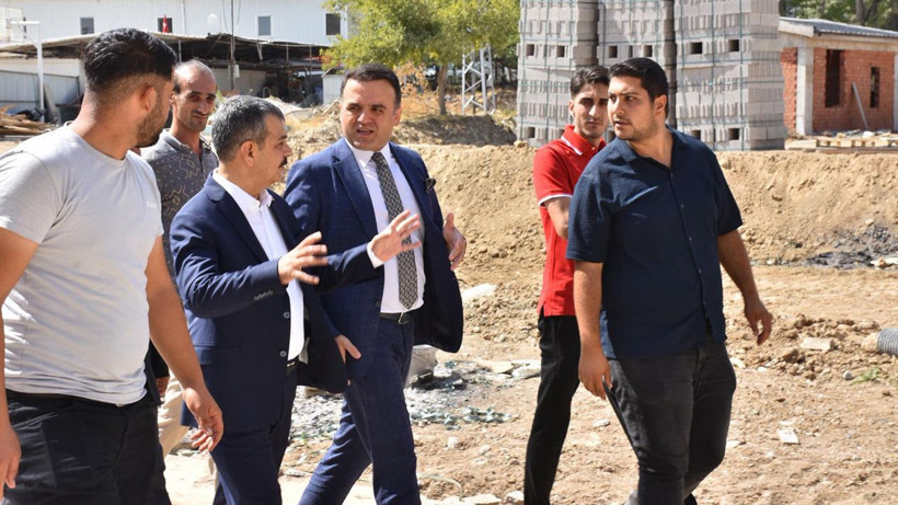 Başsavcı Yeğin yapımı süren çocuk eğitimevinde incelemelerde bulundu - Resim: 3