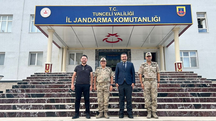 İlçe protokolünden İl Jandarma Komutanı Tuğgeneral Baykal'a ziyaret - Resim: 3