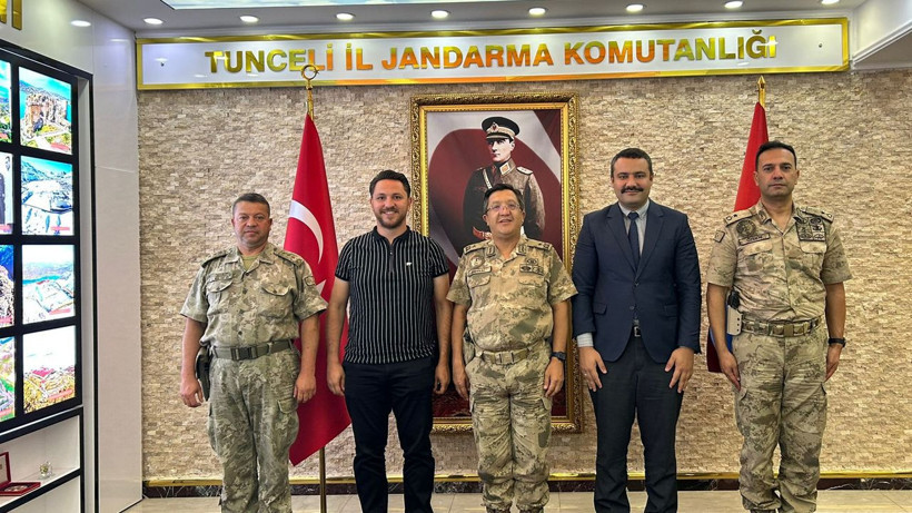 İlçe protokolünden İl Jandarma Komutanı Tuğgeneral Baykal'a ziyaret - Resim: 2