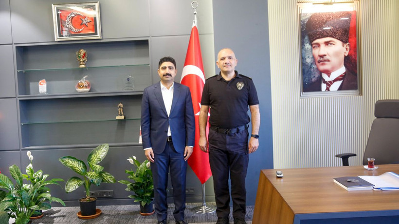 İl Emniyet Müdürü Tecimer'den Başsavcı Aydoğan ve Komisyon Başkanı Akdoğan'a veda ziyareti - Resim: 2