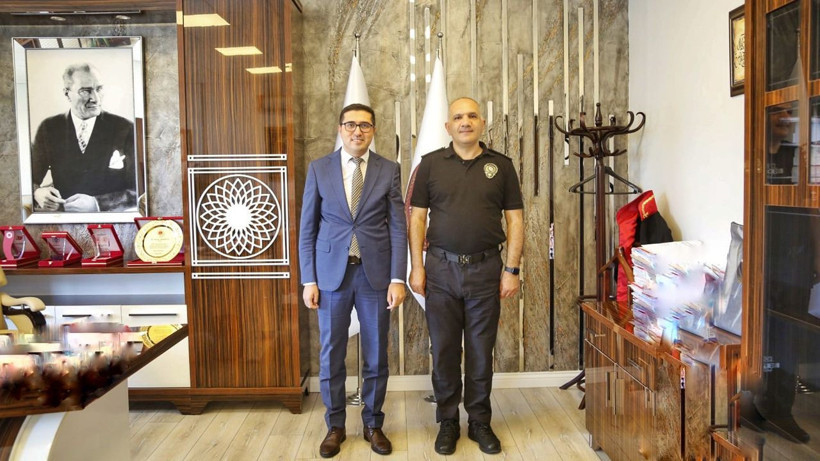 İl Emniyet Müdürü Tecimer'den Başsavcı Aydoğan ve Komisyon Başkanı Akdoğan'a veda ziyareti - Resim: 4