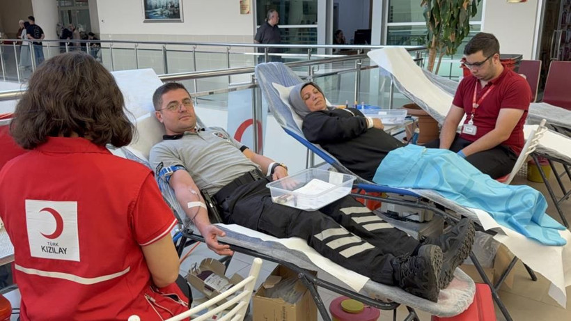 Samsun Adliyesi'nde kan bağışı kampanyası! Başsavcı Kılıç ile Komisyon Başkanı Köseoğlu da katıldı - Resim: 4