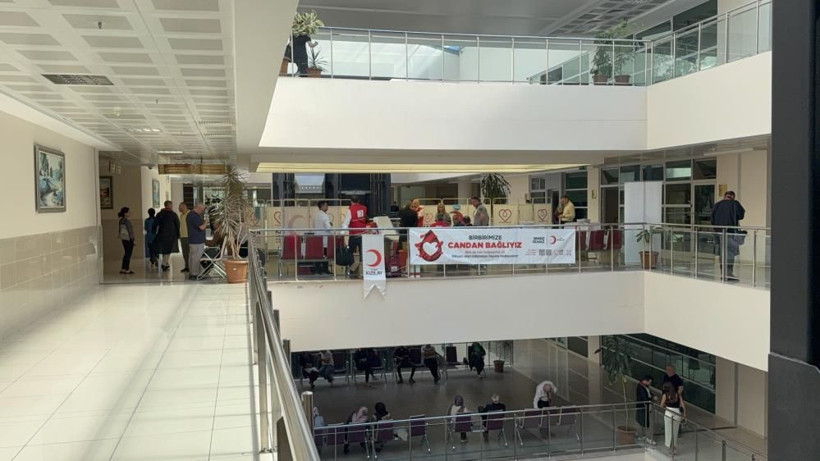 Samsun Adliyesi'nde kan bağışı kampanyası! Başsavcı Kılıç ile Komisyon Başkanı Köseoğlu da katıldı - Resim: 1