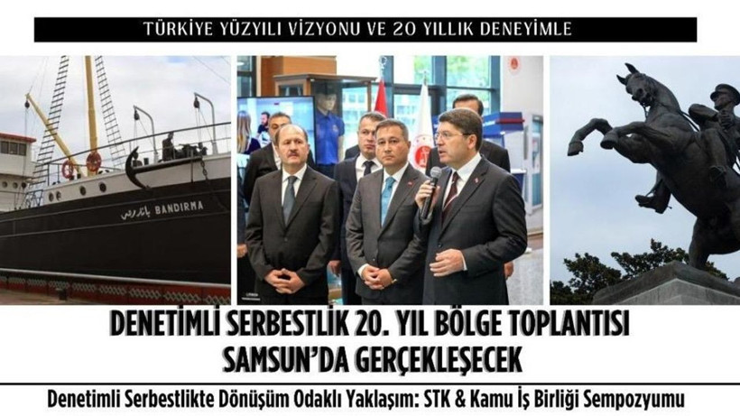 Denetimli Serbestlik Sempozyumu Samsun'da yapılacak! Açılış konuşması Ramazan Can'dan - Resim: 1