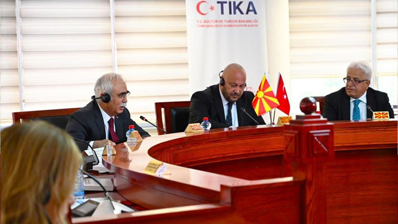 Kuzey Makedonya'yı ziyaret etti! AYM Başkanı Özkaya mevkidaşı ile görüştü - Resim: 3