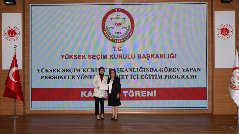 YSK'da görevli personel için tören! Başsavcı Çelik de katıldı - Resim: 1