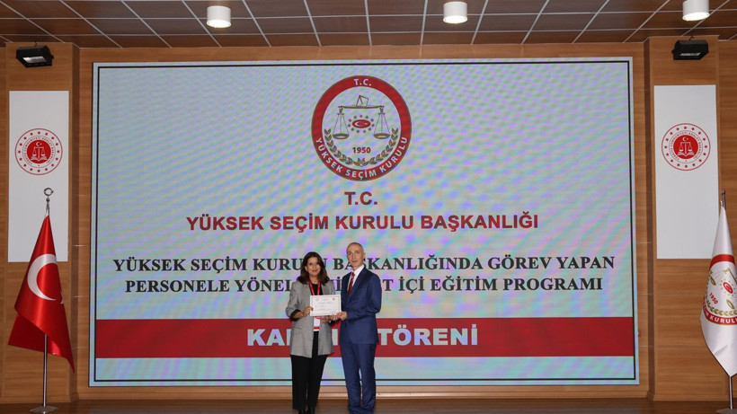 YSK'da görevli personel için tören! Başsavcı Çelik de katıldı - Resim: 3