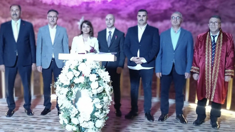 Savcı Karaca ve HSK Müfettişi Yavuz'un mutlu günü! Başsavcı Dede ve Komisyon Başkanı Öztürk şahitlik etti - Resim: 1