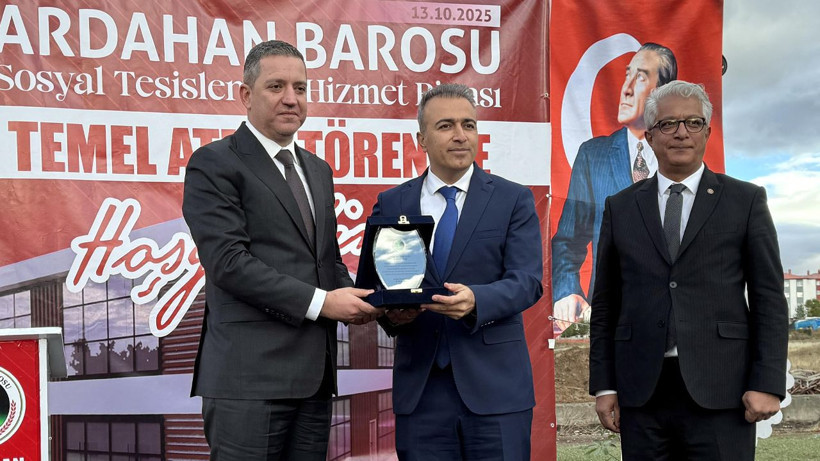 Ardahan Barosu hizmet binasının temeli atıldı! Başsavcı Yavuz da törene katıldı - Resim: 1