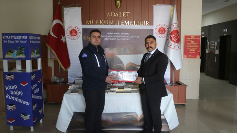 Patnos Adliyesi’nde cezaevi için kitap seferberliği! Başsavcı Çıplak ve ilçe protokolü katıldı - Resim: 5