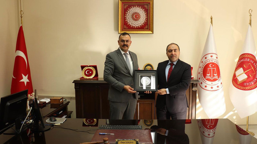 HSK Üyesi Ateş, Amasya Adliyesi’nde! Başsavcı ve Komisyon Başkanıyla görüştü - Resim: 3