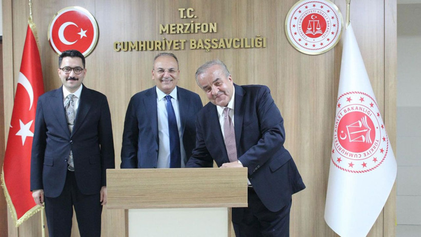 HSK ve Yargıtay heyetinden Merzifon Adliyesine ziyaret - Resim: 1