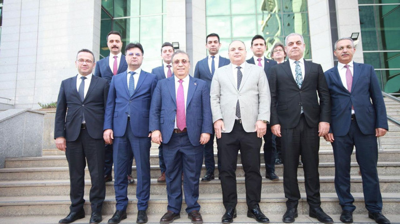 HSK Üyeleri Yüksel ve Aslan’dan Mersin Adliyesi’ne ziyaret! - Resim: 1