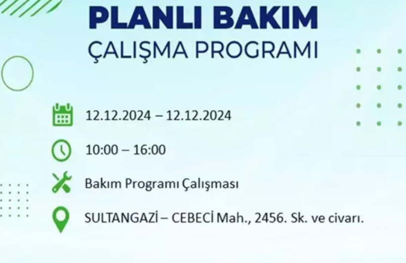 12 ARALIK İSTANBUL ELEKTRİK KESİNTİSİ 2024: BEDAŞ uyardı! Elektrikler ne zaman gelecek? - Resim: 11