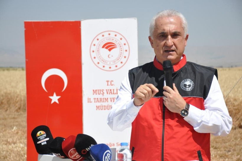 Muş Ovası'nda hububat hasadı! Başsavcı Hüseyin Kantar da eşlik etti - Resim: 3