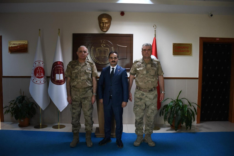 Başsavcı Taner Gül'e hoş geldin ziyaretleri! İlçenin yöneticilerini makamında ağırladı - Resim: 6
