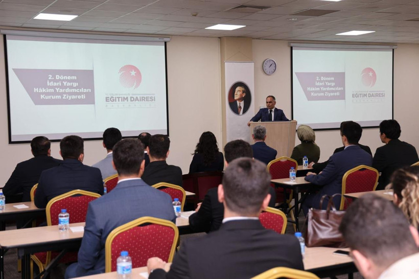 Hakim ve savcı yardımcıları bakanlıkta bilgilendirildi! Kaymakam adaylarının eğitimlerine katıldılar - Resim: 3