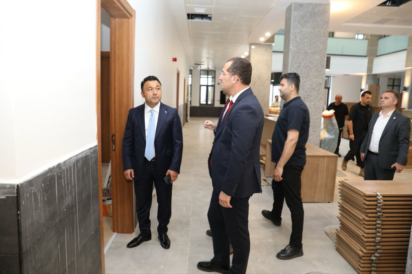 İlçe protokolü Akçaabat Adalet Sarayı’nda incelemelerde bulundu - Resim: 2