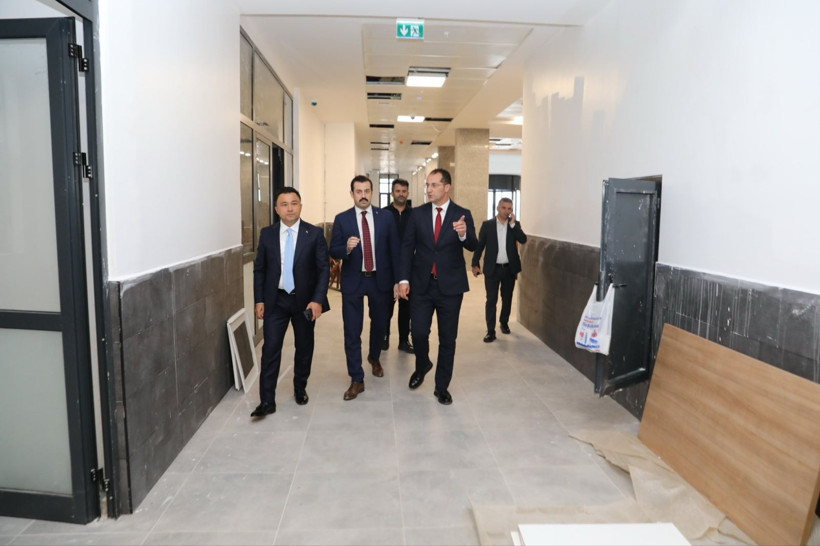 İlçe protokolü Akçaabat Adalet Sarayı’nda incelemelerde bulundu - Resim: 1