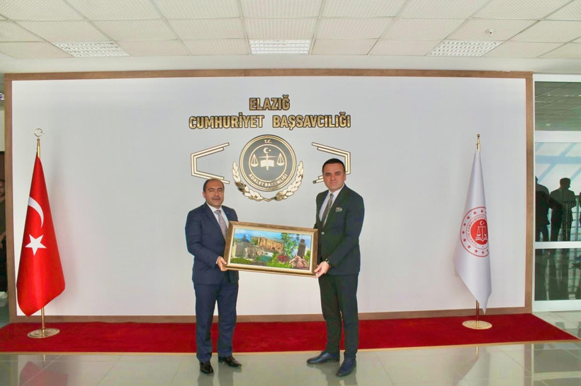 HSK Üyesi Serdar Ateş Elazığ Adliyesi’ni ziyaret etti - Resim: 5