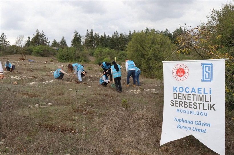 Kocaeli Cumhuriyet Başsavcılığı öncülünde Filistin için fidan dikildi - Resim: 10