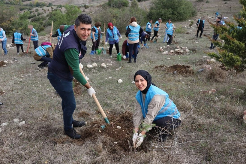 Kocaeli Cumhuriyet Başsavcılığı öncülünde Filistin için fidan dikildi - Resim: 5