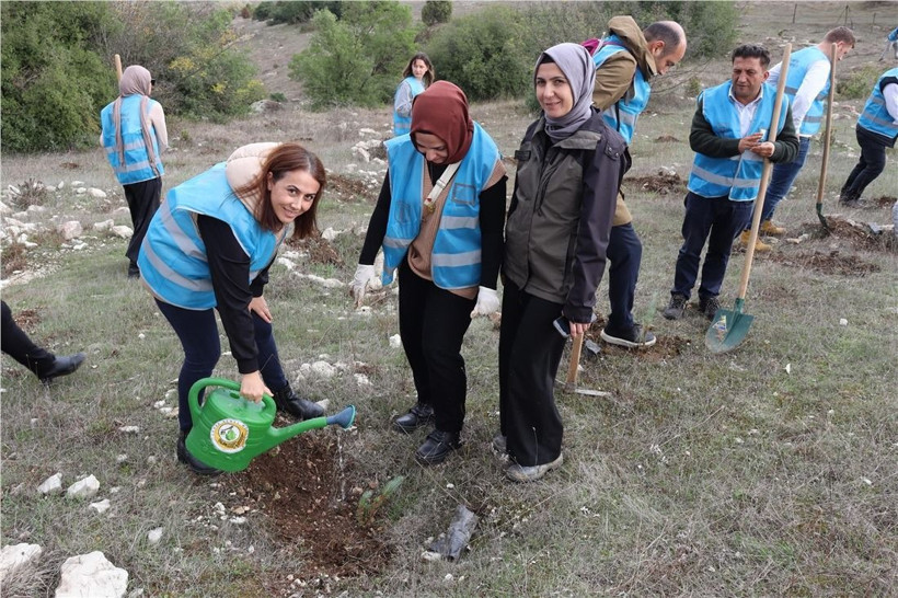 Kocaeli Cumhuriyet Başsavcılığı öncülünde Filistin için fidan dikildi - Resim: 4