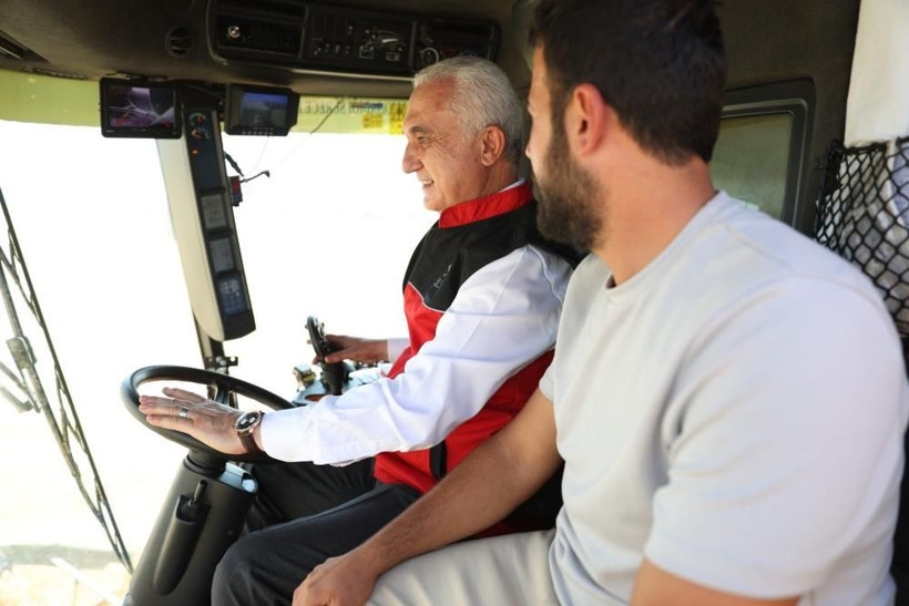 Muş Ovası'nda hububat hasadı! Başsavcı Hüseyin Kantar da eşlik etti - Resim: 5