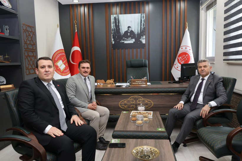 Vali Ergün’den Başsavcı Çalış ve Komisyon Başkanı Öz’e hayırlı olsun ziyareti - Resim: 1