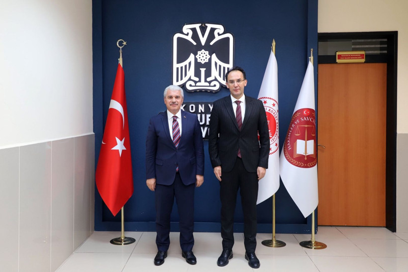 Başsavcı Cuma Çoban’a ayrı ayrı hayırlı olsun ziyareti! Her iki ismi makamında ağırladı - Resim: 2