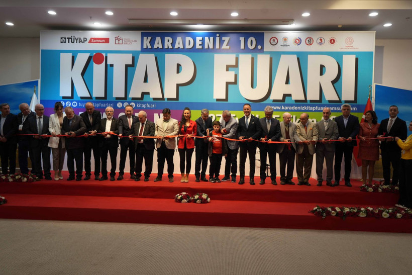 Samsun'da 10. Karadeniz Kitap Fuar açıldı! Açılış kurdelesini Kaymakam Aydın ve Başsavcı Kılıç kesti - Resim: 1