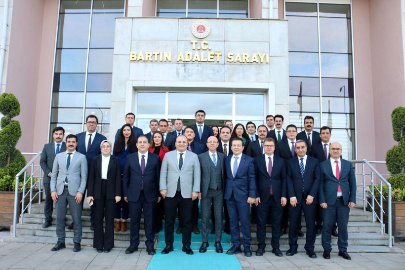 HSK ve Yargıtay üyelerinden Bartın Adliyesine ziyaret - Resim: 5