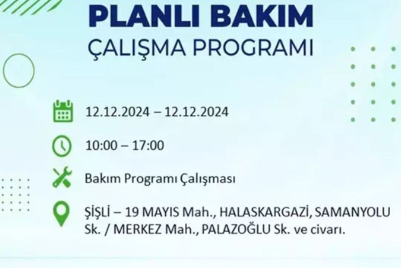 12 ARALIK İSTANBUL ELEKTRİK KESİNTİSİ 2024: BEDAŞ uyardı! Elektrikler ne zaman gelecek? - Resim: 6