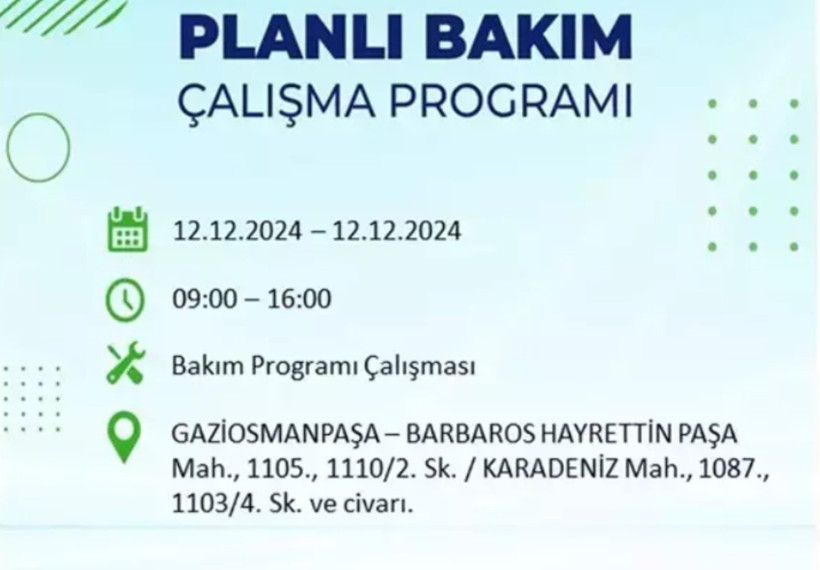 12 ARALIK İSTANBUL ELEKTRİK KESİNTİSİ 2024: BEDAŞ uyardı! Elektrikler ne zaman gelecek? - Resim: 30