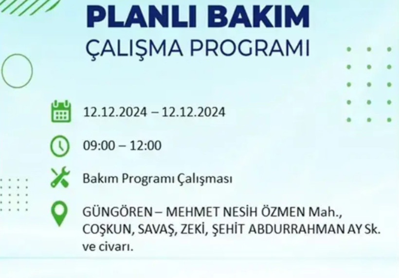 12 ARALIK İSTANBUL ELEKTRİK KESİNTİSİ 2024: BEDAŞ uyardı! Elektrikler ne zaman gelecek? - Resim: 22