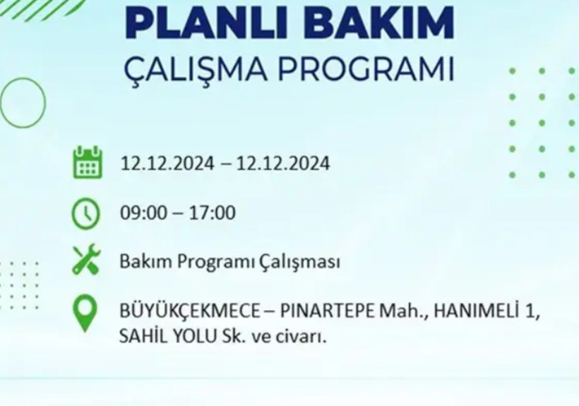 12 ARALIK İSTANBUL ELEKTRİK KESİNTİSİ 2024: BEDAŞ uyardı! Elektrikler ne zaman gelecek? - Resim: 37