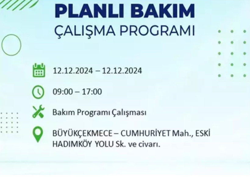 12 ARALIK İSTANBUL ELEKTRİK KESİNTİSİ 2024: BEDAŞ uyardı! Elektrikler ne zaman gelecek? - Resim: 38