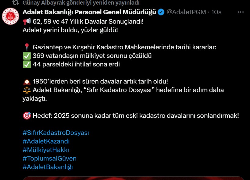 47,59 ve 62 yıllık davalar karara bağlandı! "Sıfır kadastro" hedefine yaklaşıldı - Resim: 3