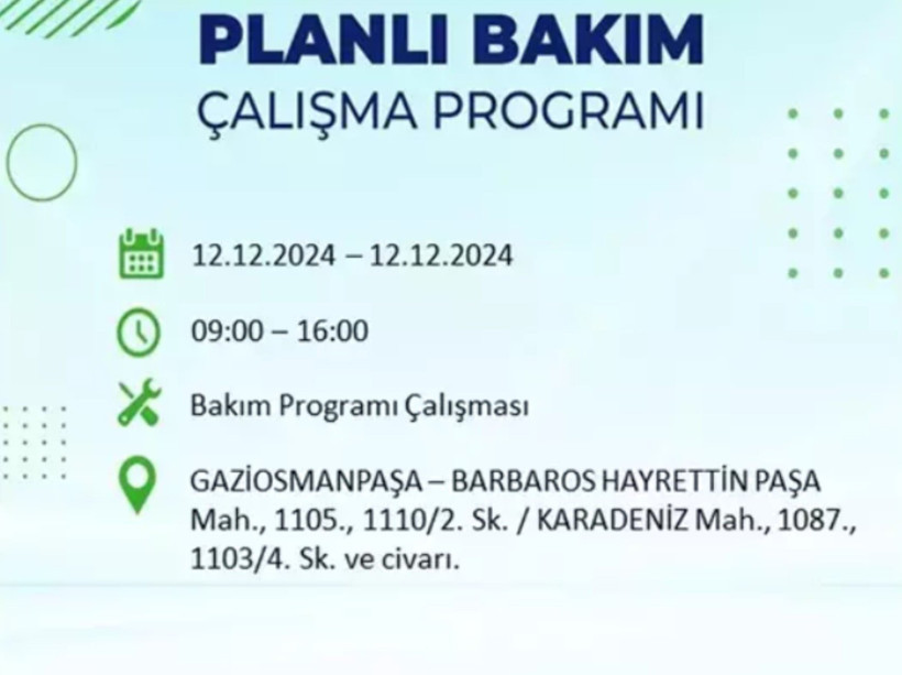 12 ARALIK İSTANBUL ELEKTRİK KESİNTİSİ 2024: BEDAŞ uyardı! Elektrikler ne zaman gelecek? - Resim: 29