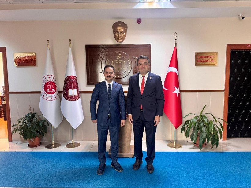 Başsavcı Taner Gül'e hoş geldin ziyaretleri! İlçenin yöneticilerini makamında ağırladı - Resim: 2