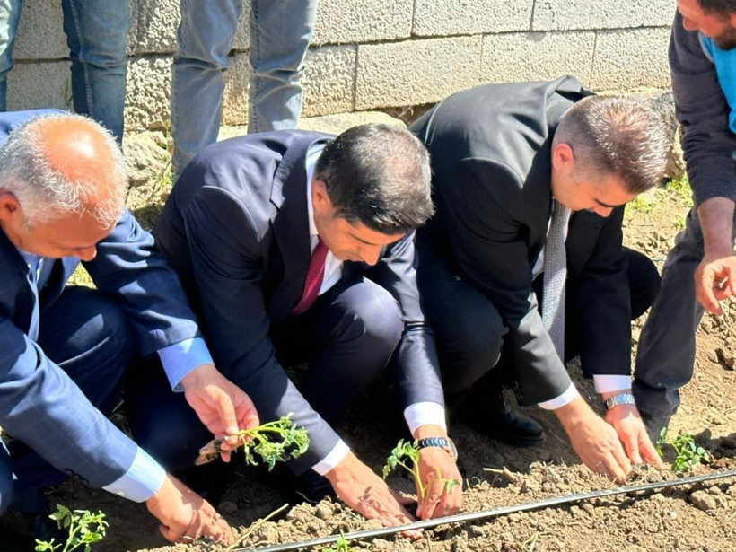 Yükümlülerin rehabilitasyonu için sebze bahçesi oluşturuldu - Resim: 6