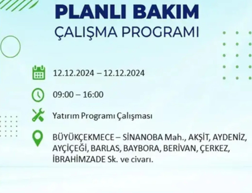12 ARALIK İSTANBUL ELEKTRİK KESİNTİSİ 2024: BEDAŞ uyardı! Elektrikler ne zaman gelecek? - Resim: 39