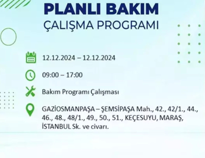 12 ARALIK İSTANBUL ELEKTRİK KESİNTİSİ 2024: BEDAŞ uyardı! Elektrikler ne zaman gelecek? - Resim: 24