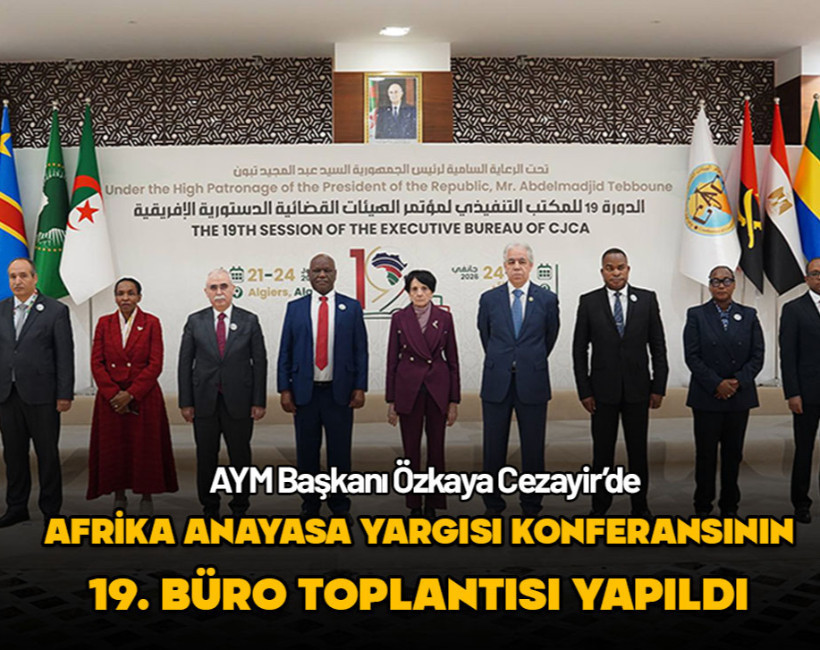 AYM Başkanı Özkaya Cezayir'de