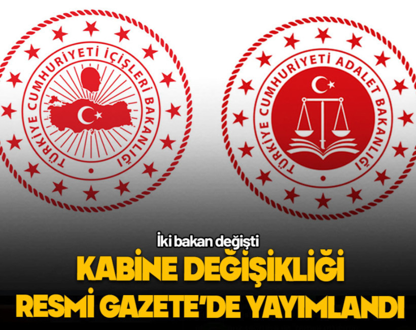 İki bakan değişti