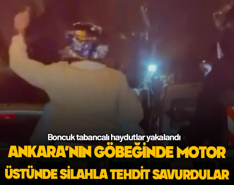 Elindeki silahı çevreye doğrultarak tehditler savuran şahıslar kısa sürede yakalandı