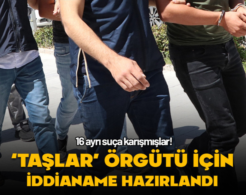 'Taşlar' adlı silahlı suç örgütüne 37 sanıklı dava