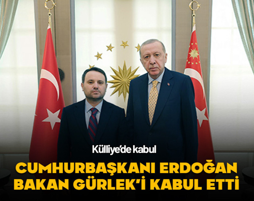 Cumhurbaşkanı Erdoğan, Adalet Bakanı Akın Gürlek’i Külliye'de kabul etti